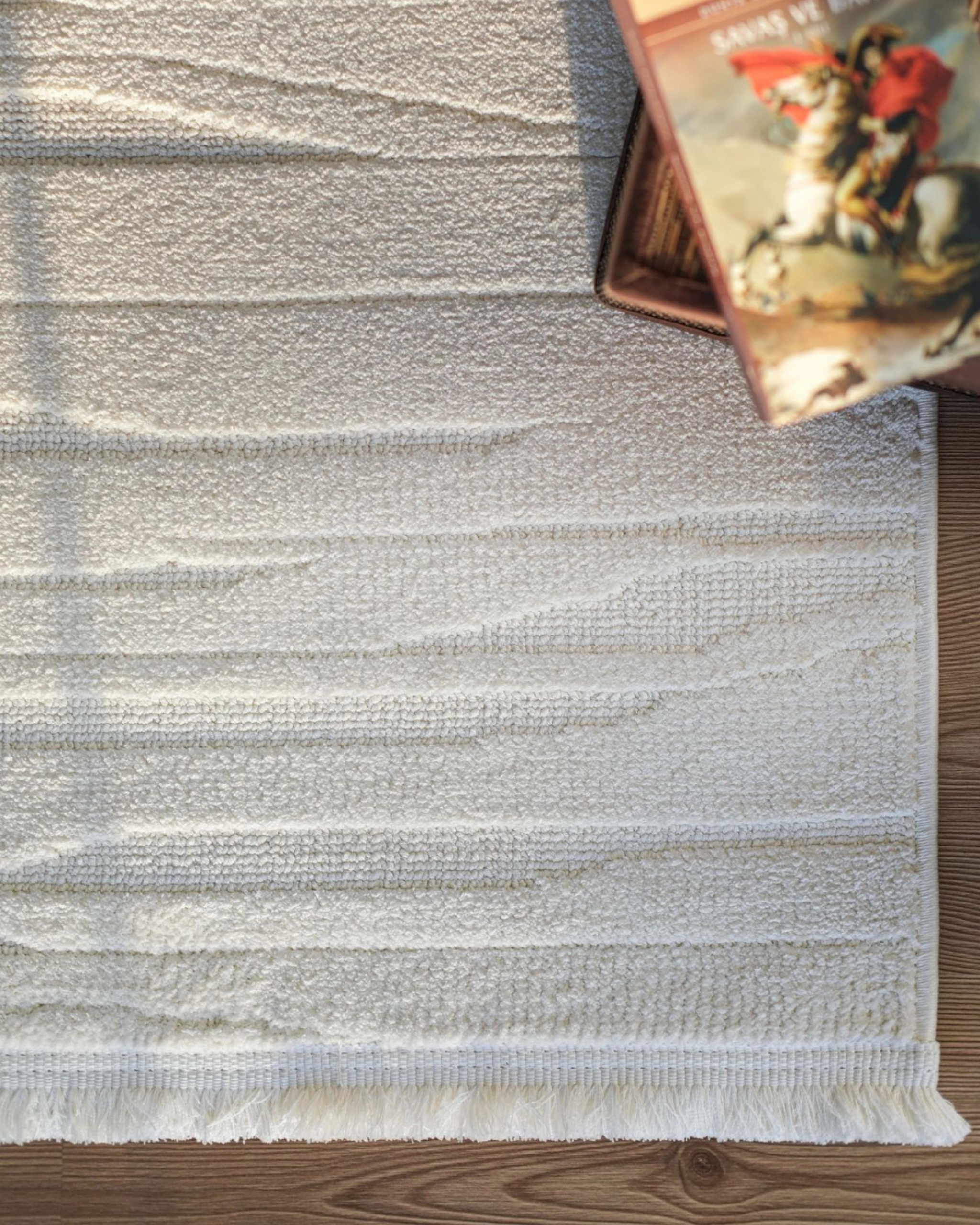 Softopia Halı Vera IZ01 Beyaz Minimalist Modern Halı