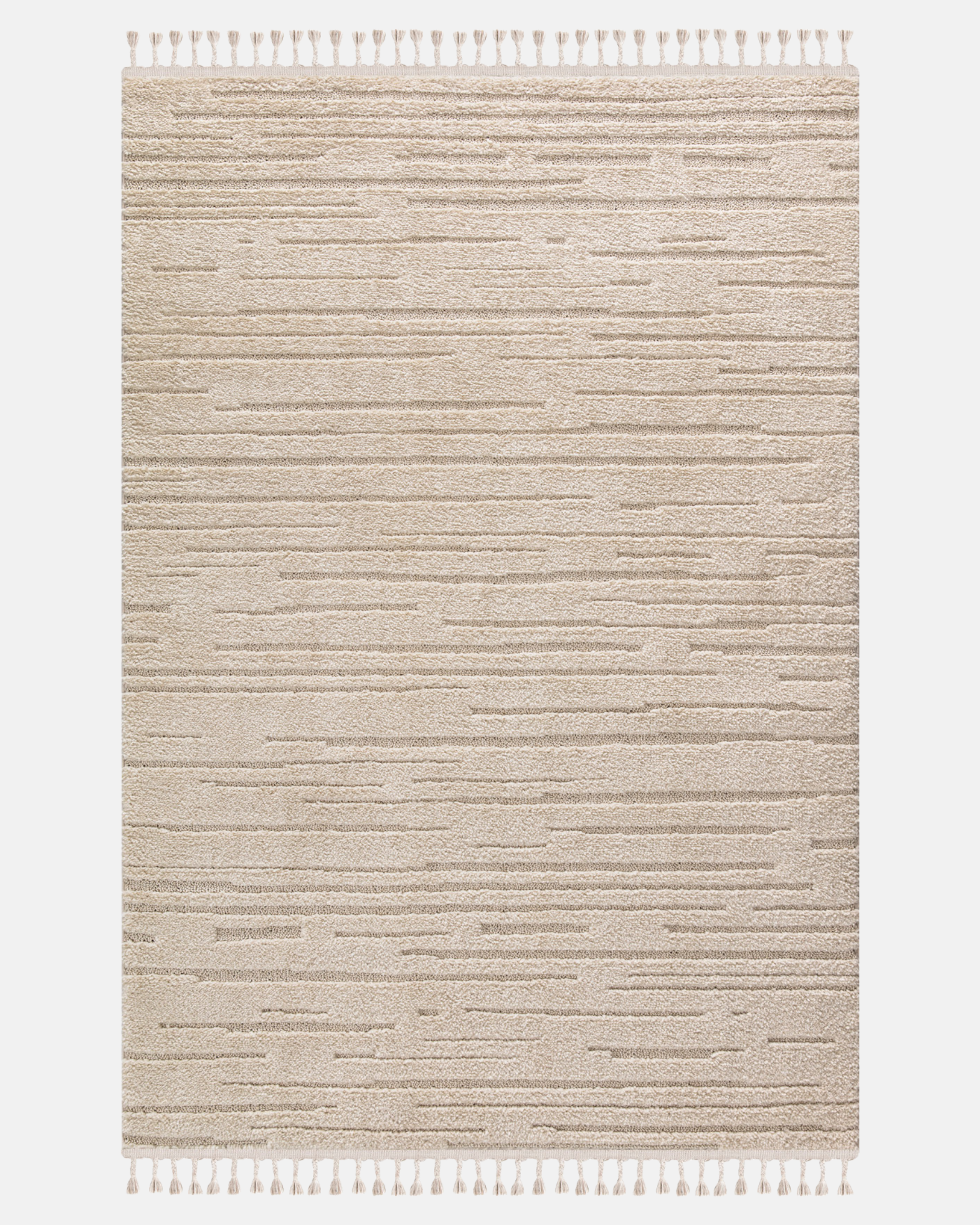 Softopia Halı Wind D534B R1044 Bej Shaggy Modern Halı