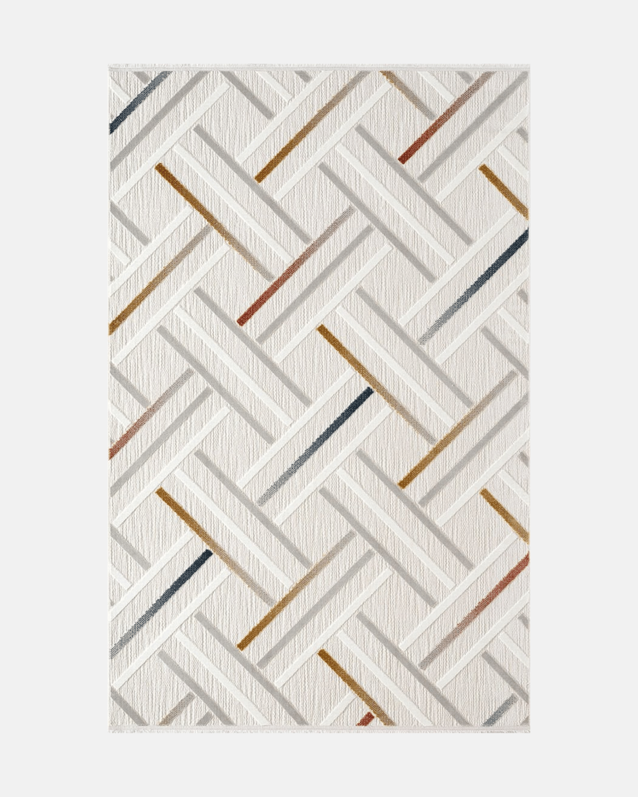 Softopia Halı Tual TL003A Renkli İskandinav Halı