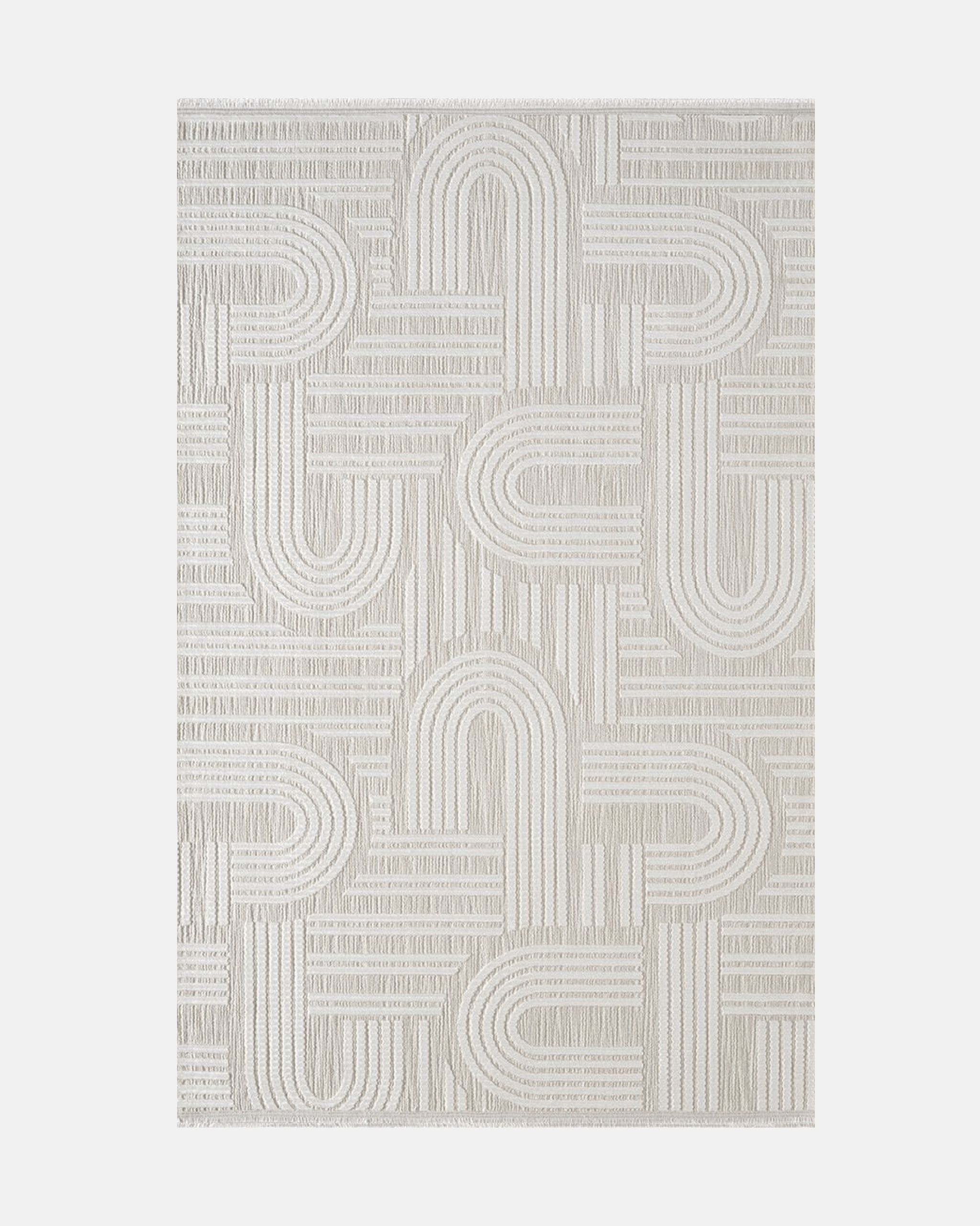 Softopia Halı Tual TL005A Krem Modern Bohem Halı